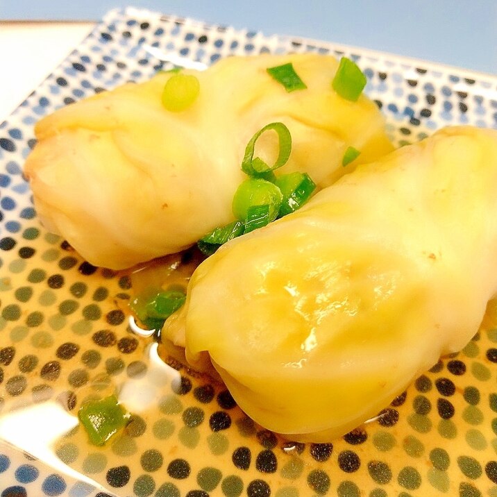 簡単!(^^)春キャベツの和風ロールキャベツ♪